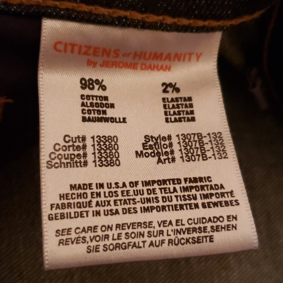 Citizens of Humanity Jeans - Picture 3 of 7